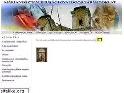 Sites similar to marianosztra.zarandoklat.hu