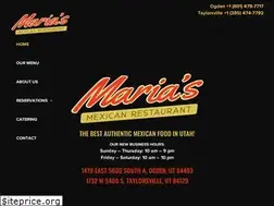 Sites similar to mariasmexrestaurant.com