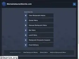 Sites similar to mariasrestaurantbonita.com