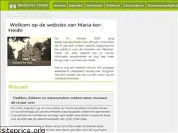 Sites similar to mariaterheide.info
