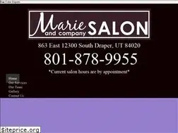 Sites similar to marieandcompanysalon.com