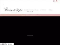 Sites similar to marieandlola.com