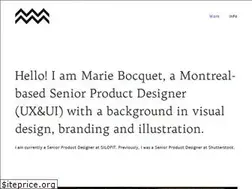 Sites similar to mariebocquet.com