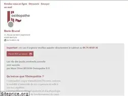 Sites similar to mariebrunelosteopathe.fr