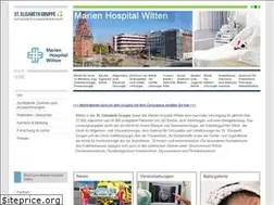 Sites similar to marien-hospital-witten.de