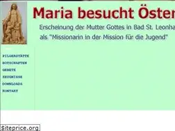 Sites similar to marienerscheinung.at