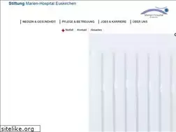 Sites similar to marienhospital-euskirchen.de