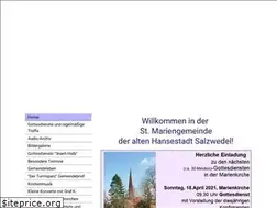 Sites similar to marienkirche-salzwedel.de