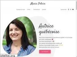 Sites similar to mariepotvin.com