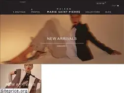 Sites similar to mariesaintpierre.com