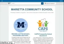 Sites similar to mariettacommunityschool.com