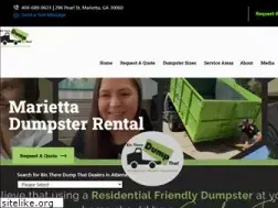 Sites similar to mariettadumpsterrental.net