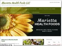 Sites similar to mariettahealthfood.com