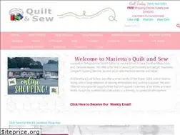 Sites similar to mariettasquiltandsew.com