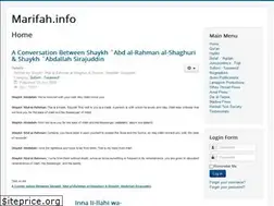 Sites similar to marifah.info