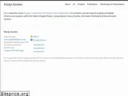 Sites similar to marijnkoolen.com