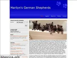 Sites similar to marilynsgermanshepherdpuppies.com