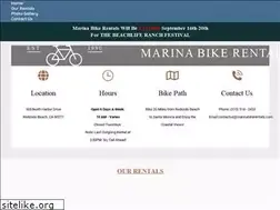 Sites similar to marinabikerentals.com