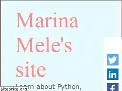 Sites similar to marinamele.com