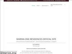 Sites similar to marinaoneresidence.com.sg