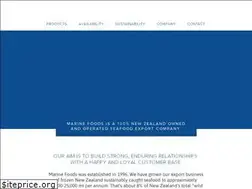 Sites similar to marinefoods.co.nz