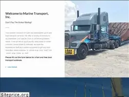 Sites similar to marinetransport.com