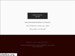 Sites similar to marinjoesrestaurant.com