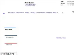 Sites similar to marinsubaru.net