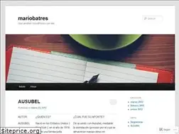 Sites similar to mariobatres.wordpress.com