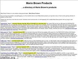Sites similar to mariobrownproducts.com