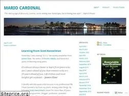 Sites similar to mariocardinal.wordpress.com