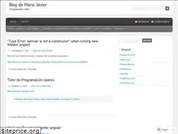 Sites similar to mariojavier79.wordpress.com