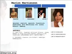 Sites similar to marion-martienzen.de