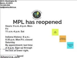 Sites similar to marion.lib.in.us