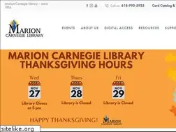 Sites similar to marioncarnegielibrary.org