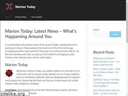 Sites similar to mariontoday.org