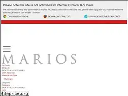 Sites similar to marios.com