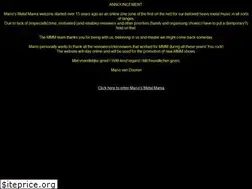 Sites similar to mariosmetalmania.com