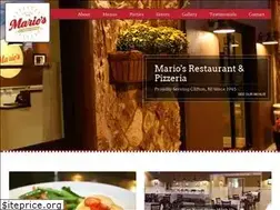 Sites similar to mariosrestaurantpizza.com