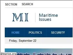 Sites similar to maritimeissues.com