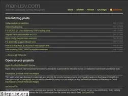 Sites similar to mariusv.com