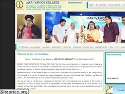 Sites similar to marivanios.ac.in