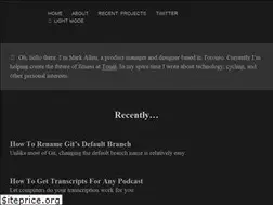 Sites similar to markallen.io