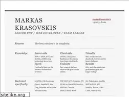 Sites similar to markas.krasovskis.lt