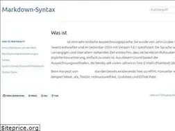 Sites similar to markdown-syntax.de