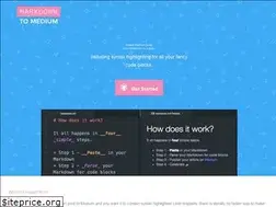 Sites similar to markdowntomedium.com