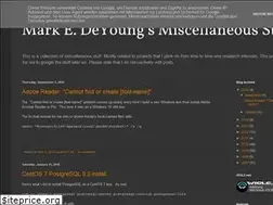 Sites similar to markedeyoung.blogspot.com