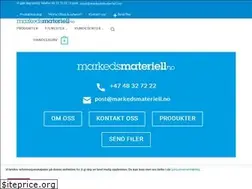 Sites similar to markedsmateriell.no