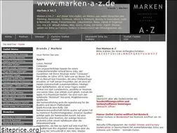 Sites similar to marken-a-z.de
