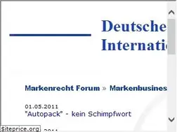 Sites similar to marken-recht.de